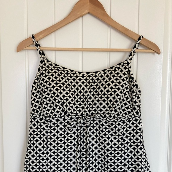 Swim Solutions Womens Swim Dress‎ Size 14 Black White Lined Modest Tummy Control - Picture 3 of 12